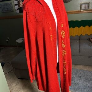 Star Wars Her Universe Queen Amidala Red Open-Front Cardigan